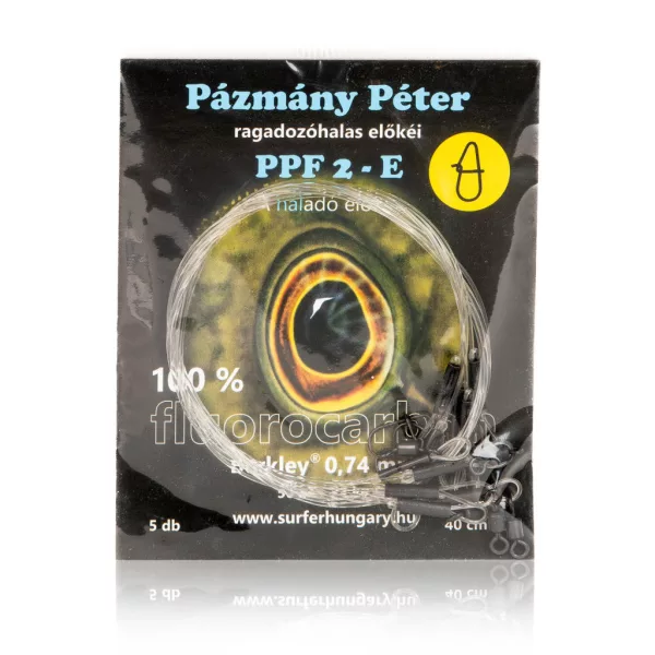 Pázmány Péter Berkley 100% Fluorocarbon Terminale da spinning 0,74mm 40cm