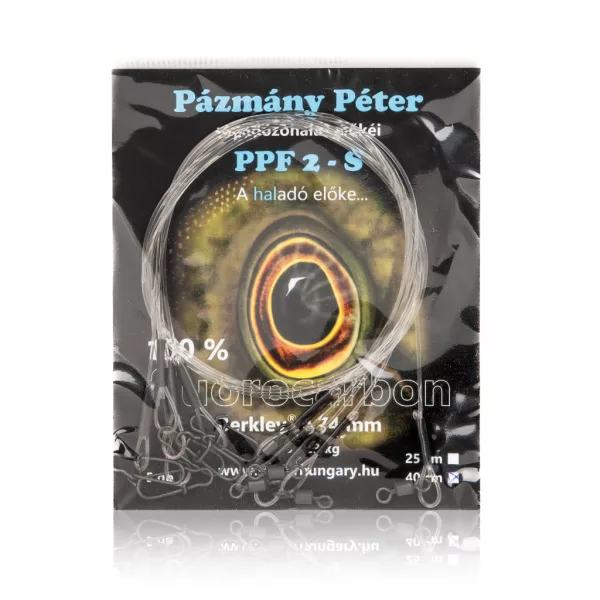 Pázmány Péter Berkley 100% Fluorocarbon Terminale da spinning 0,74mm 40cm