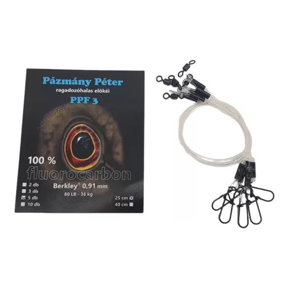 Pázmány Péter Berkley 100% Fluorocarbon Terminale da spinning 0,91mm 25cm