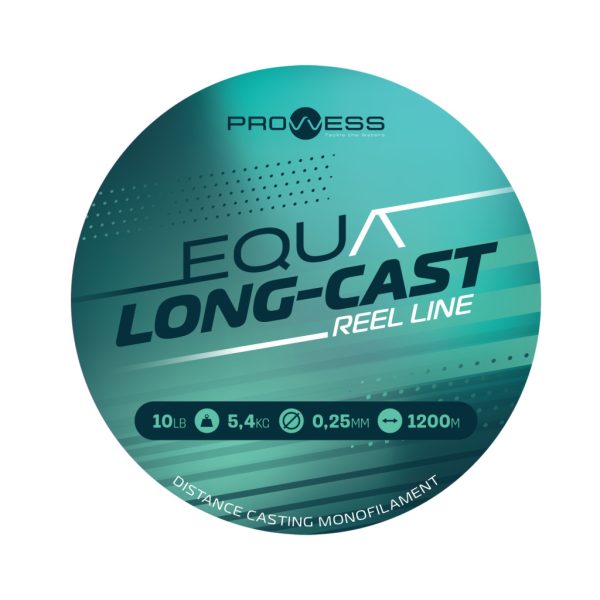 Prowess Equa Long-Cast Reel Line 0,35mm 1200m Filo Monofilo da Bobina