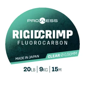   Prowess Rigid Crimp Fluorocarbon 0,60mm 15m Filo Fluorocarbon per Terminali