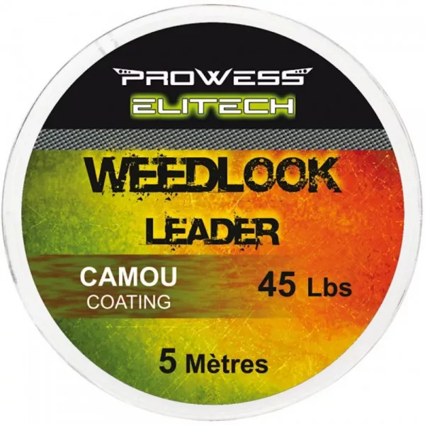 Prowess Weedlook Leader Line 45lb 5m Marrone Filo Leadcore