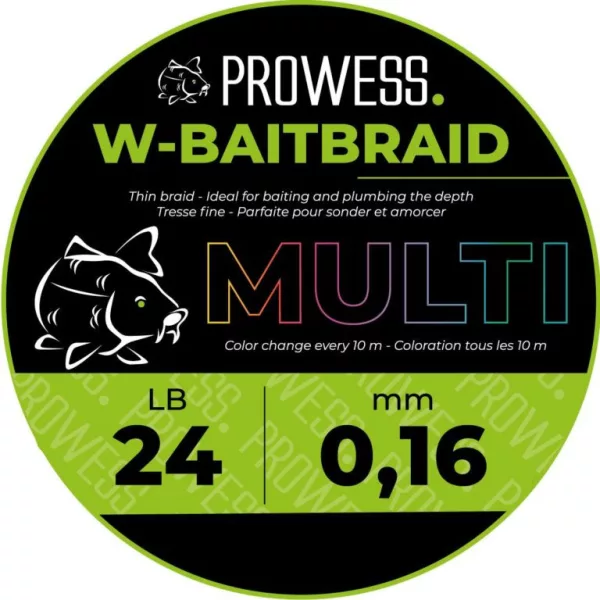 Prowess W-BAITBRAID Trecciato 0,16mm
