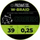 Prowess W-BRAID Trecciato da Bobina 0,25mm