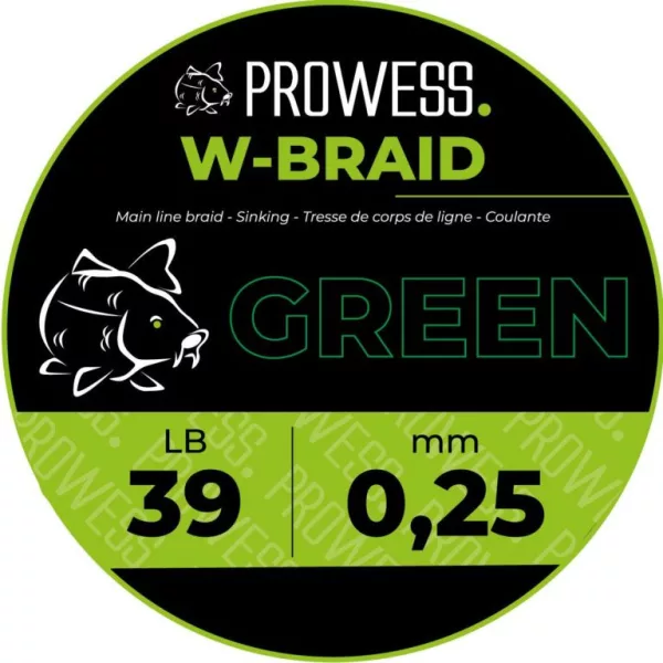 Prowess W-BRAID Trecciato da Bobina 0,35mm