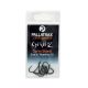 Pallatrax Gripz Curve Shank 6 Anelli, Amo da carpa senza ardiglione 10pz