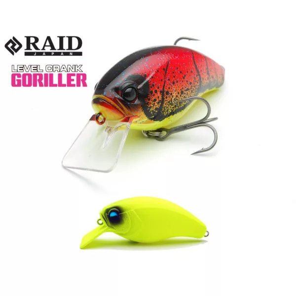 Raid Level Crank Goriller 6,6cm 17,5gr 013 Lemon Power Wobbler