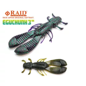   Raid Egu Chunk 7,6cm 001 Green Pumpkin Seed Imitazione Insetto 7pz
