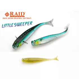 Raid Little Sweeper 6,3cm 072 Stealth Fish Esca in gomma 8pz