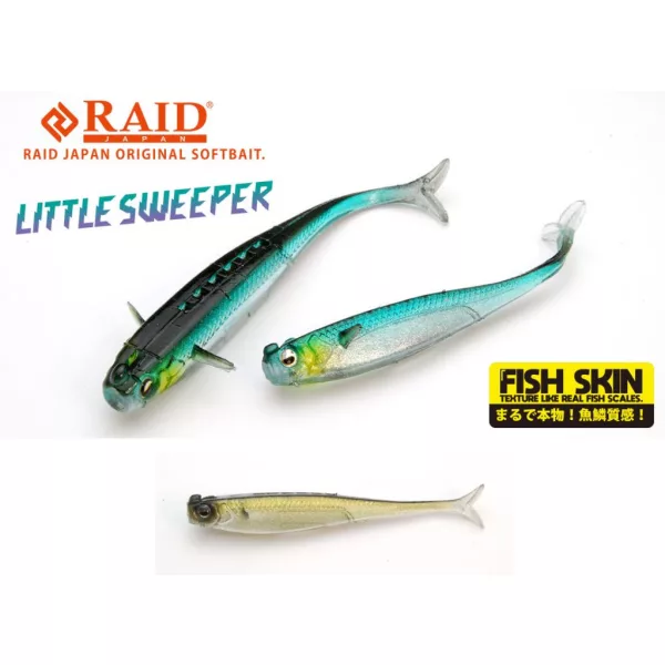 Raid Little Sweeper Fish Skin 7,6cm 079 The Bait Gumihal 7db