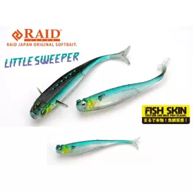   Raid Little Sweeper Fish Skin 7,6cm 082 Hustler Gomma Esche 7 pezzi