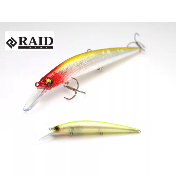 Raid Level Minnow Plus 12,5cm 14gr 011 Pearly Chart Wobbler