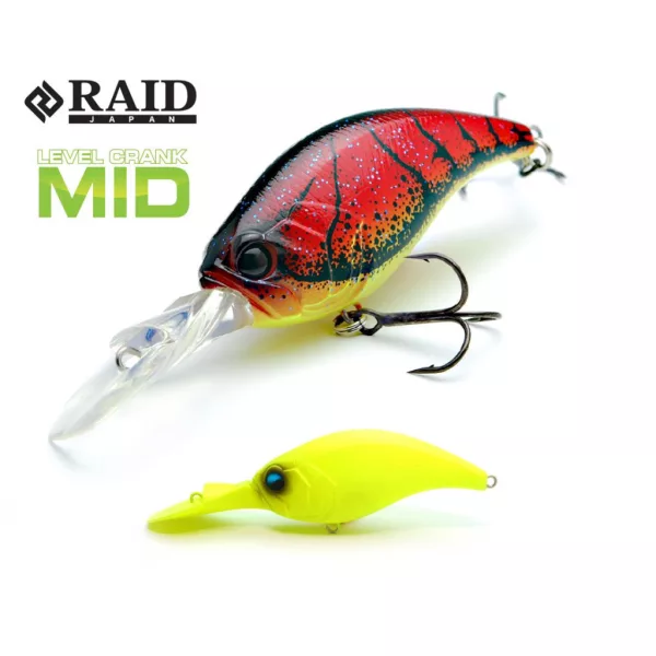 Raid Level Crank Mid 5,9cm 10,5gr 022 Lemon Power Wobbler
