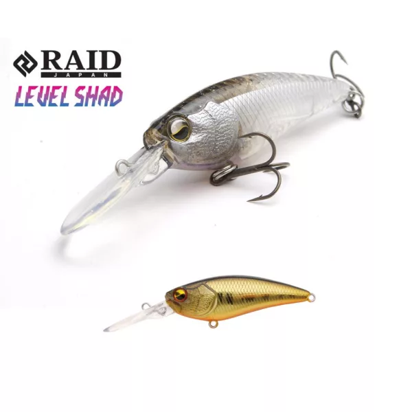 Raid Level Shad 5cm 4,3gr Su 007 Real Kinkuro Wobbler
