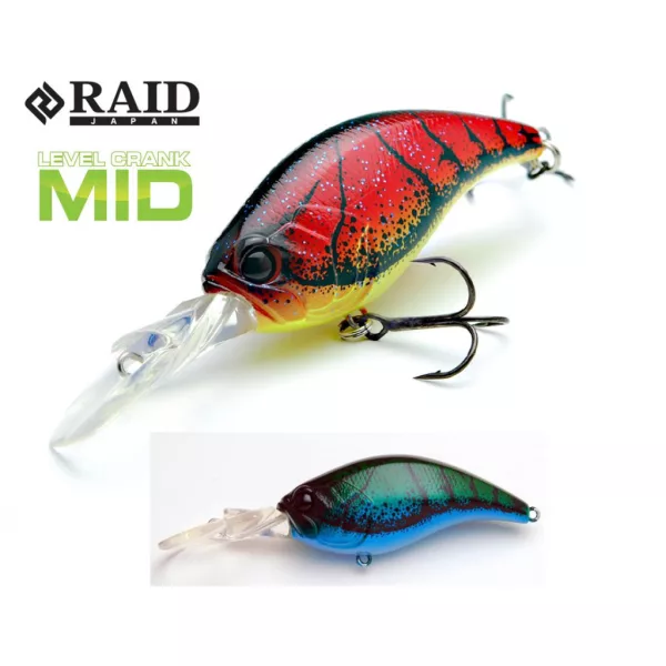 Raid Level Crank Mid 5,9cm 10,5gr 016 Soft Shell Wobbler