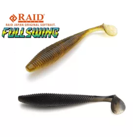   Raid Fullswing 10cm 051 Black Bitou Esche in plastica 6 pezzi