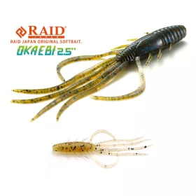 Raid Oka Ebi 6,3cm 032 Tenaga Ebi Esche in Plastica 8pz