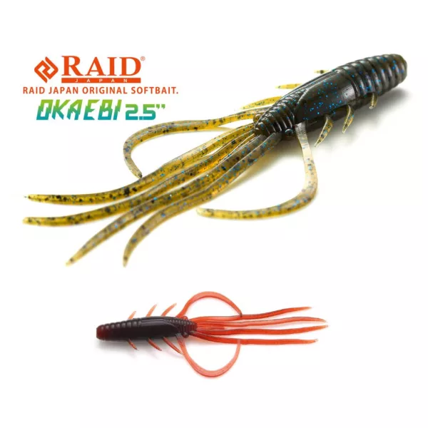 Raid Oka Ebi 6,3cm 036 Scuppernong Esche in Plastica 8pz