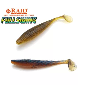   Raid Fullswing 8,9cm 042 Dark Cinnamon Shad Esca in plastica 7db
