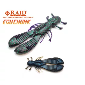   Raid Egu Chunk 8,9cm 020 Dark Cinnamon Blu Flk Imitazione Insetto 6pz