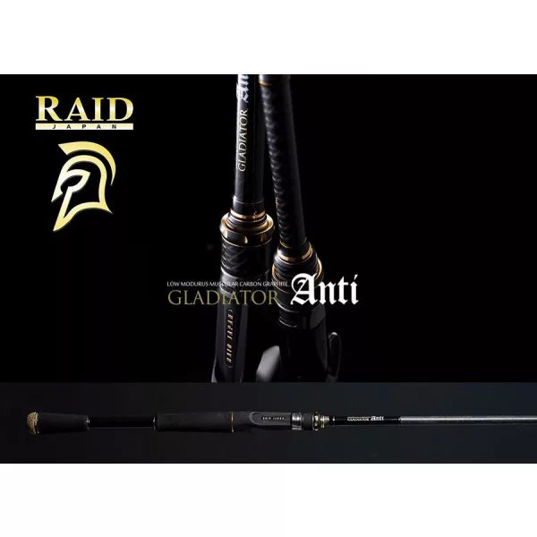 Raid Gladiator Anti Cast GA-72HC King Heavy 2,18m 10,5-42gr 2 Részes Casting Pergető Bot