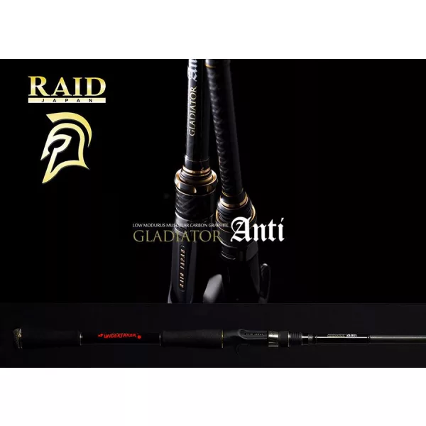 Raid Gladiator Anti Cast GA-75XXHC Undertaker 2,26m 140gr 2 Részes Casting Pergető Bot
