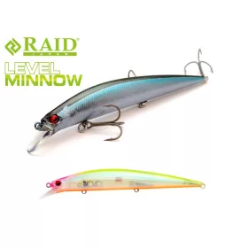 Raid Level Minnow 12,5cm 14gr 019 Clear Squash Wobbler