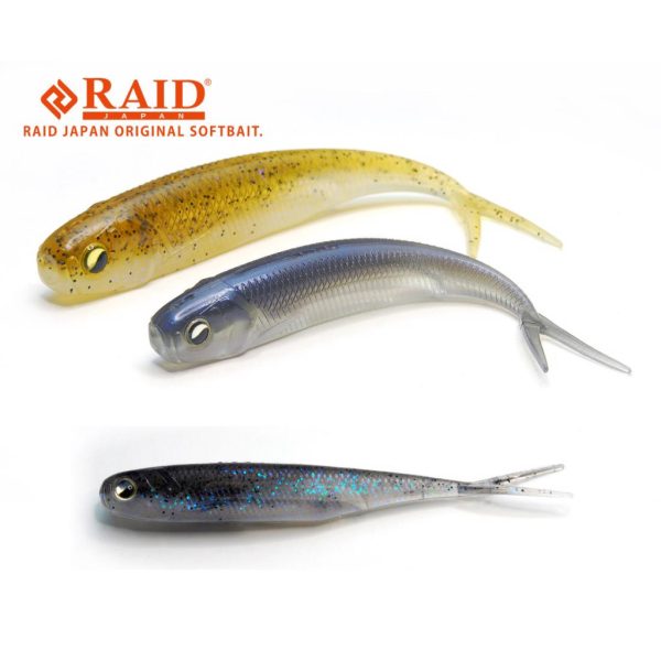 Raid Fish Roller 8,9cm 063 Cosme Shad Gomma Esche 7 pezzi