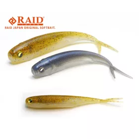 Raid Fish Roller 8,9cm 064 Sand Fish Gomma Esche 7 pezzi