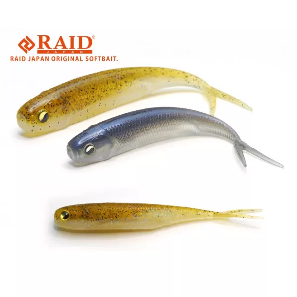 Raid Fish Roller 8,9cm 064 Sand Fish Gomma Esche 7 pezzi