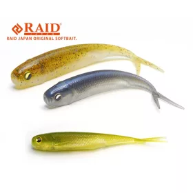 Raid Fish Roller 8,9cm 073 Sweet Fish Gomma Esche 7 pezzi