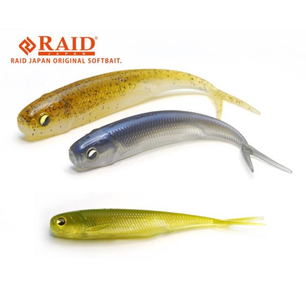 Raid Fish Roller 8,9cm 073 Sweet Fish Gomma Esche 7 pezzi
