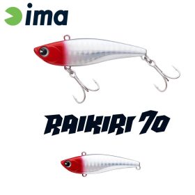 Ima Raikiri Vibration 70 7cm 15gr 001 Red Head Wobbler