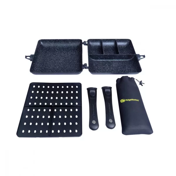 Ridgemonkey Connect Combi & Vaporiera Set Forno e Vaporiera Edizione Granito 2XL