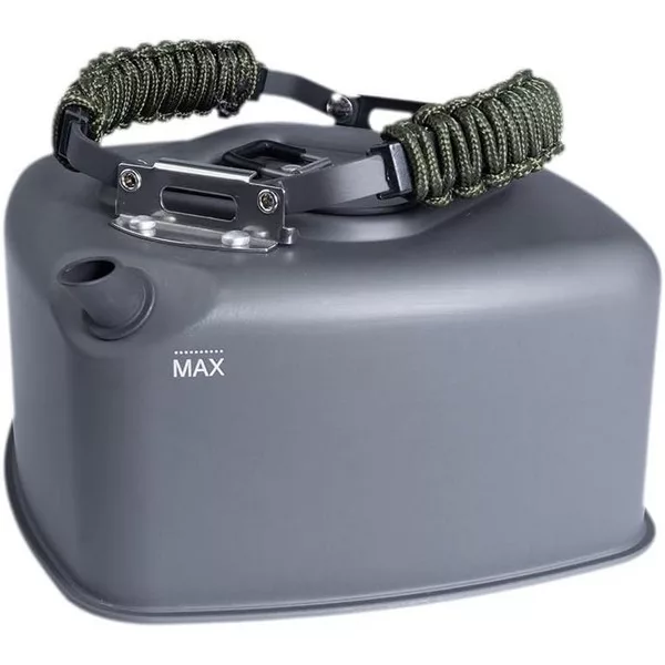 Bollitore Quadrato RidgeMonkey Paracord 1,1L, Bollitore per tè