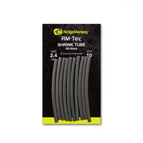   Ridgemonkey Connexion Shrink Tube Tubo termorestringente Silt Black 2.4Mm 10Db - Tubo termorestringente
