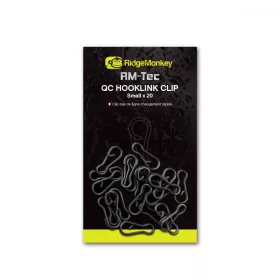 Ridgemonkey Rm-Tec Quick Change Hooklink Clip Clip 20 pz