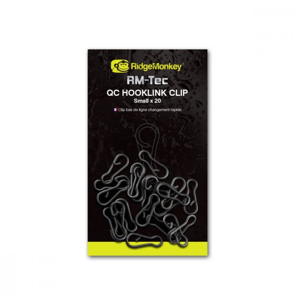 Ridgemonkey Rm-Tec Quick Change Hooklink Clip Clip 20 pz