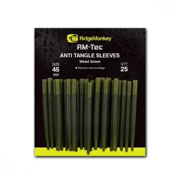 Ridgemonkey Rm-Tec Anti-Tangle Weed Green Long Guaina in gomma anti-groviglio