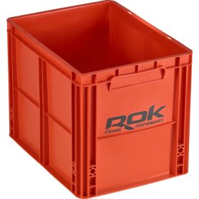 ROK Set Contenitori con Coperchio 40x30x32cm Arancione