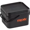 ROK Set Secchio Esche Quadrato da 10 Litri con Inserto e Coperchio Nero