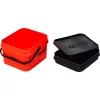 ROK Set Secchio Esche Quadrato da 10 Litri con Inserto e Coperchio Arancione