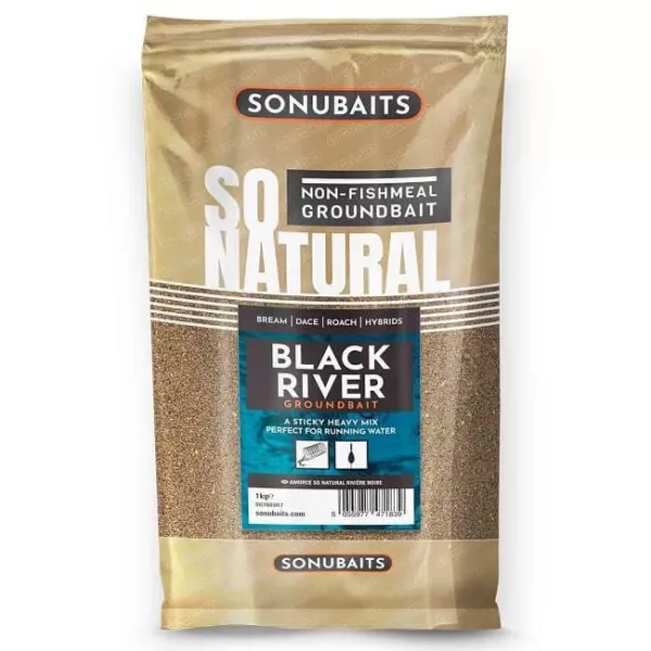 Sonubaits SONU SO NATURAL - BLACK RIVER (1KG) pastura (S0780007) pastura