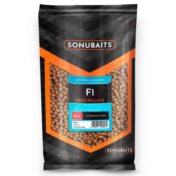 Sonubaits F1 Feed Pellet - 6mm (S0800012) pellet da pastura aromatizzato