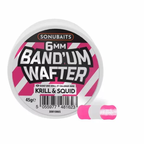Sonubaits Bandum Wafters - 6mm Krill e Calamaro (S0810065) wafters esca da amo