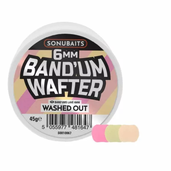 Sonubaits Bandum Wafters - 6mm Effetto Sbiadito (S0810067) wafters esca da amo