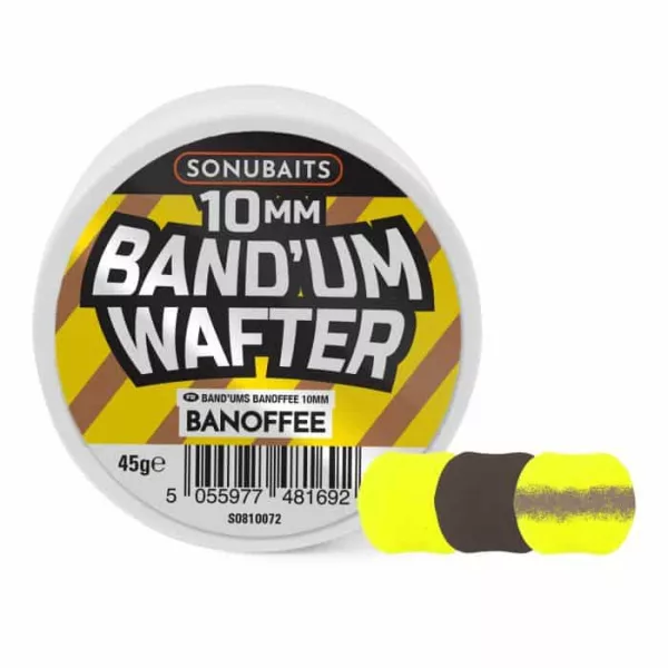 Sonubaits Bandum Wafters - 10mm Banoffee (S0810072) wafters esca da amo
