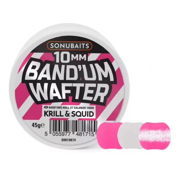 Sonubaits Bandum Wafters - 10mm Krill e Calamaro (S0810074) wafters esca da amo