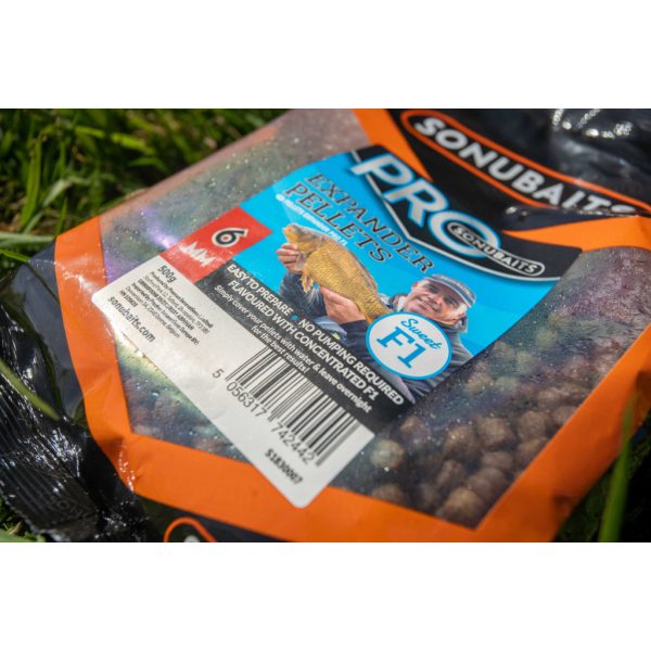 Sonubaits Pro Expander Pellets F1 6mm Pellet da Pastura 500gr
