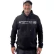 Felpa con Cappuccio Sportex Hoodie Black XL